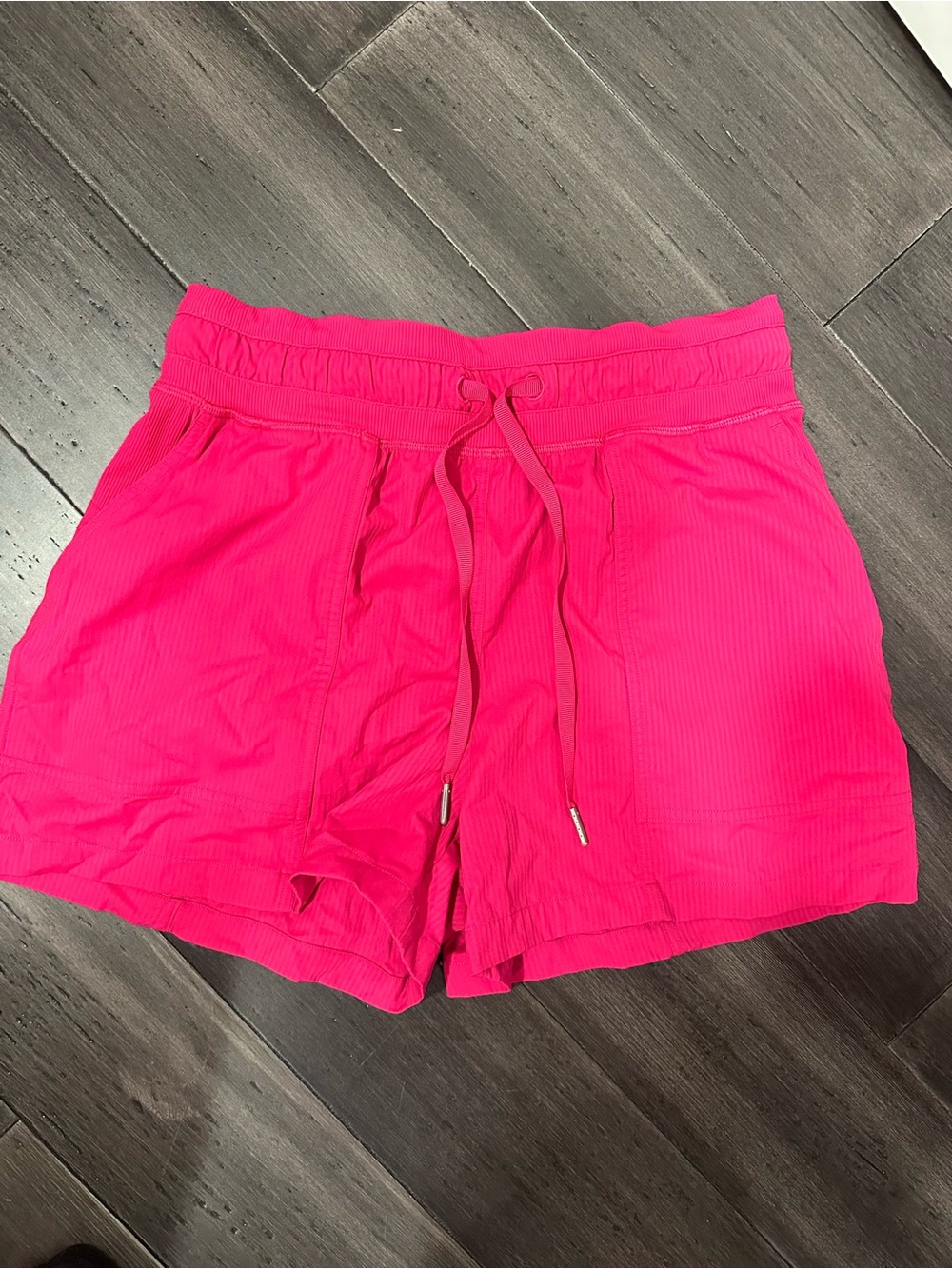 Lululemon Hot Pink Drawstring Shorts